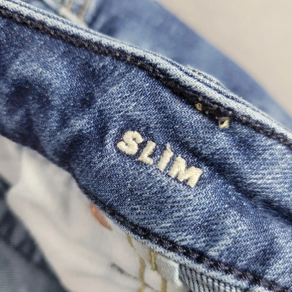 American Eagle Outfitters‎ Jeans Mens 32x32 Blue Denim Cotton Stretch Slim Fit